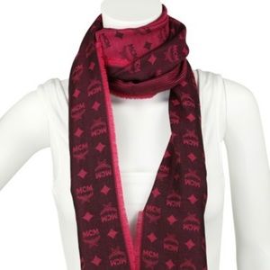 MCM pink fuschia scarf / wrap